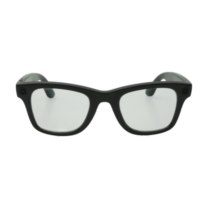 Black Wayfarer Smart Glasses