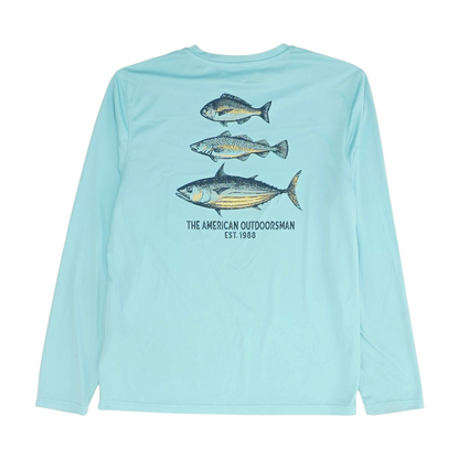 Blue Solid Active T-Shirt