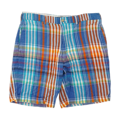 Multi Plaid Chino Shorts