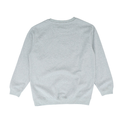 Gray Solid Sweatshirt Pullover