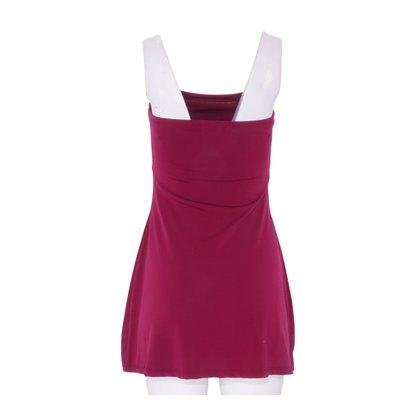 Maroon Mini Dress