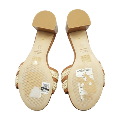 Brown Heeled Sandals