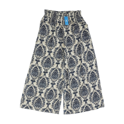 Beige Abstract Pants