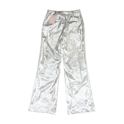 Silver Casual Pants