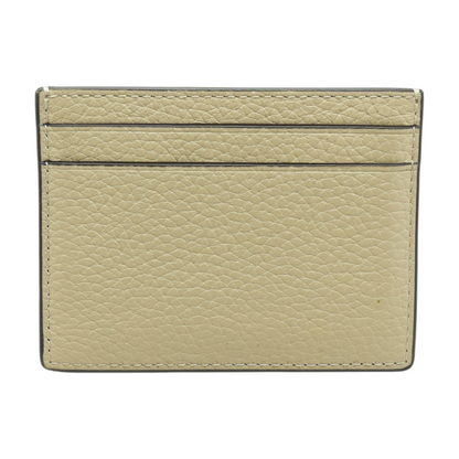 Beige Card Case Wallet