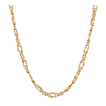 18K Yellow Gold Chain Necklace