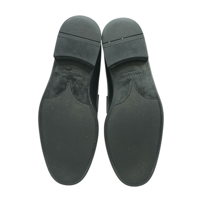 Black Moccasin with Gancini Ornament