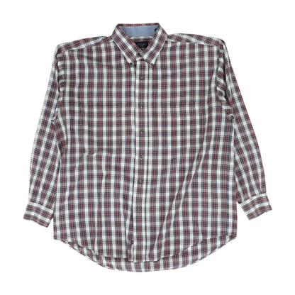Multi Plaid Long Sleeve Button Down