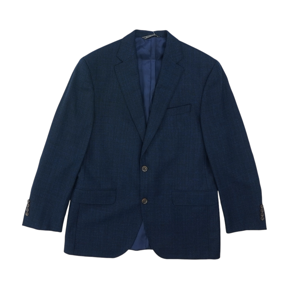 Blue Solid Sport Coat