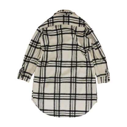 White Plaid Coat