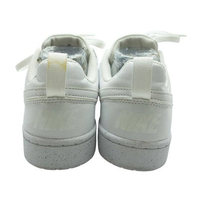 Court Borough Low White Leather Athletic Shoes