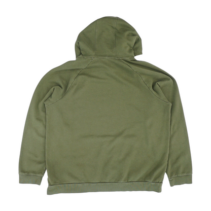 Green Solid Hoodie Pullover