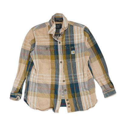Pink Plaid Flannel Button Down