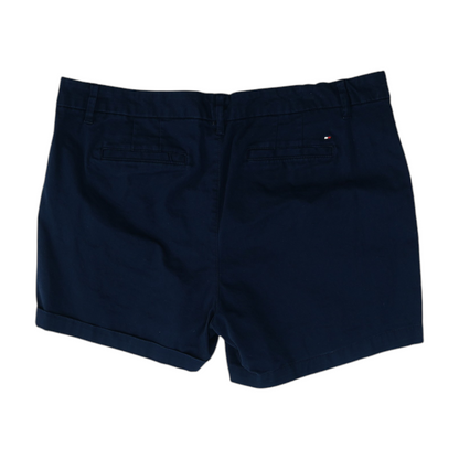 Navy Solid Chino Shorts