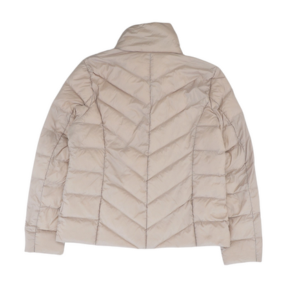 Beige Solid Jacket