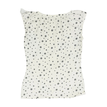 White Print Blouse