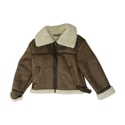 Brown Solid Jacket