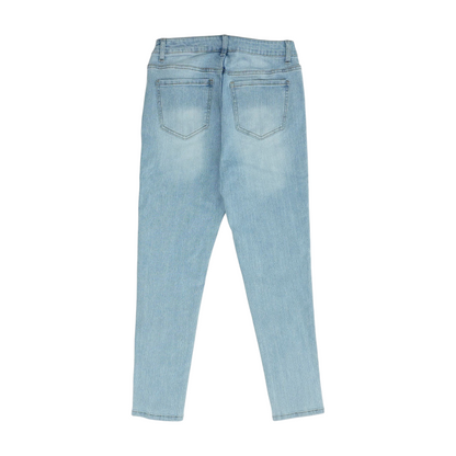Blue Tapered Jeans