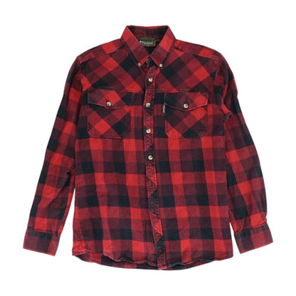 Red Check Flannel Button Down