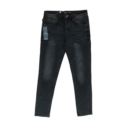 Black Tapered Jeans