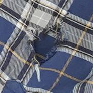Blue Plaid Long Sleeve Button Down