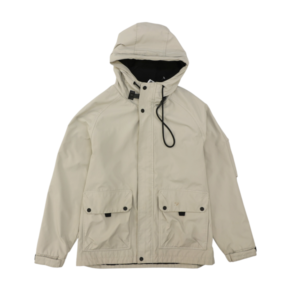 Beige Solid Jacket
