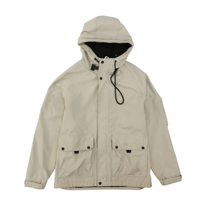 Beige Solid Jacket