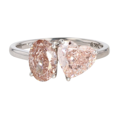 3 ctw 14K White Gold Lab Grown Diamond Fashion Ring