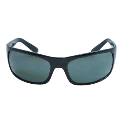 Black Peahi Rectangle Sunglasses