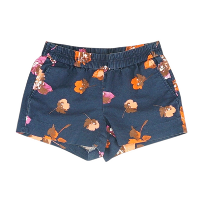 Navy Floral Shorts