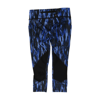 Blue Abstract Active Leggings