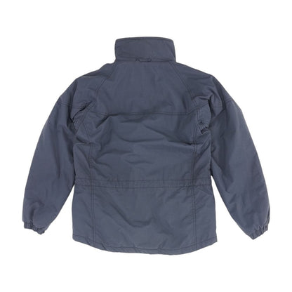 Gray Solid Ski Jacket