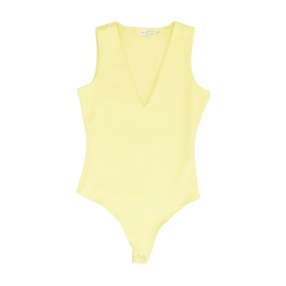 Neon Yellow Solid Sleeveless Blouse