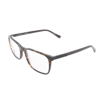 Brown M-3012 Square Unknown Prescription Eyeglasses
