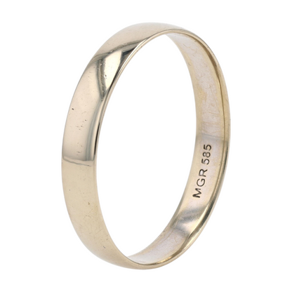 14K Yellow Gold Band