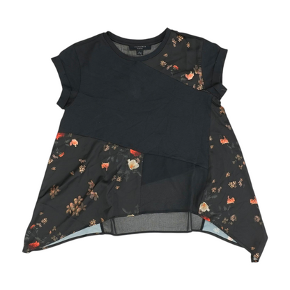 Black Floral Blouse