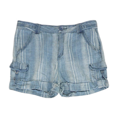 Blue Striped Shorts