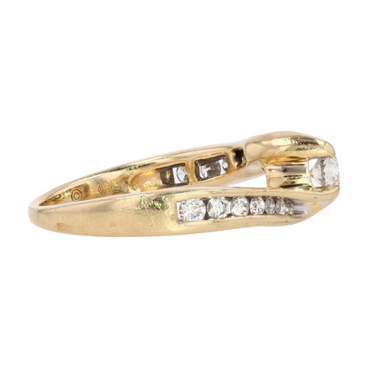 1/3 ctw 14K Yellow Gold Diamond Engagement Ring