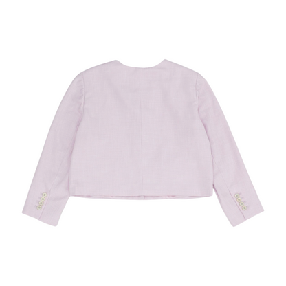 Pink Petite Solid Blazer