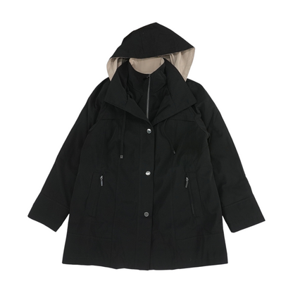 Black Petite Solid Coat