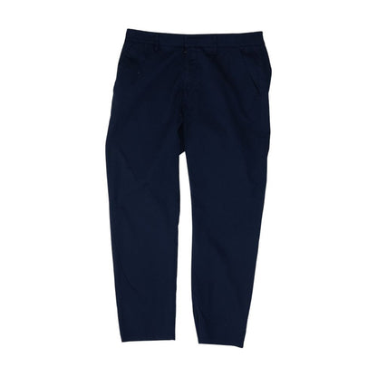Navy Solid Dress Pants