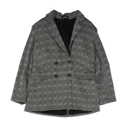 Black Check Blazer