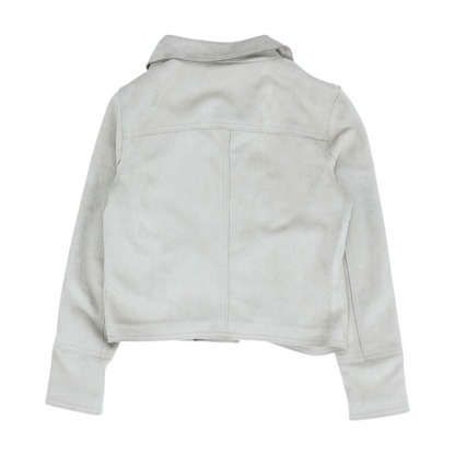 Beige Solid Jacket