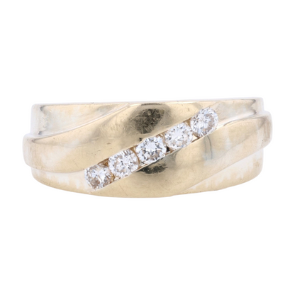 1/5 ctw 14K Yellow Gold Diamond Band