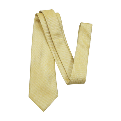 Gold Print Neck Tie