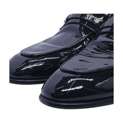 Desio Patent Leather Loafers in Black
