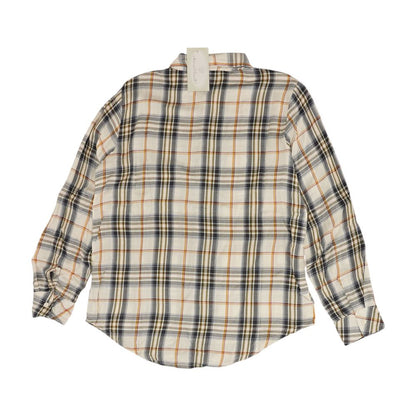 White Plaid Button Down
