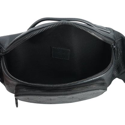 Black Rush Bumbag in Monogram Shadow Calfskin Leather