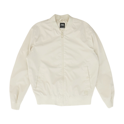 Cream Solid Jacket