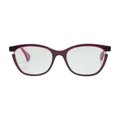 Burgundy Roof Top 3 Oval Prescription Eyewear